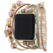 Bracelet Apple Watch - bijou - Liz doré pailleté