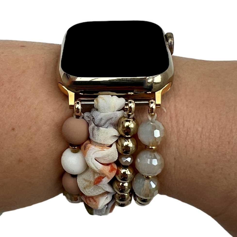 Apple Watch bandje - sieraad - Noa beige