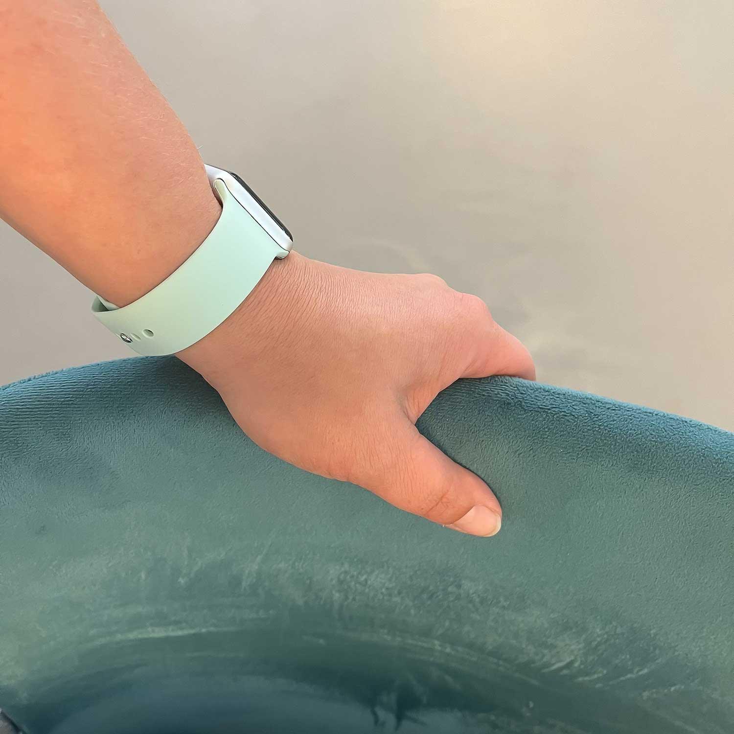 Bracelet Apple Watch Vyon - silicone - béryl