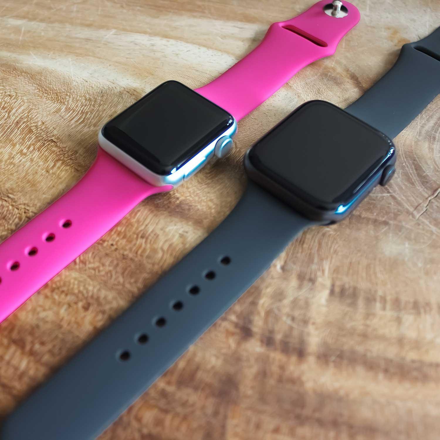 Bracelet Apple Watch Vyon - silicone - rose dragon