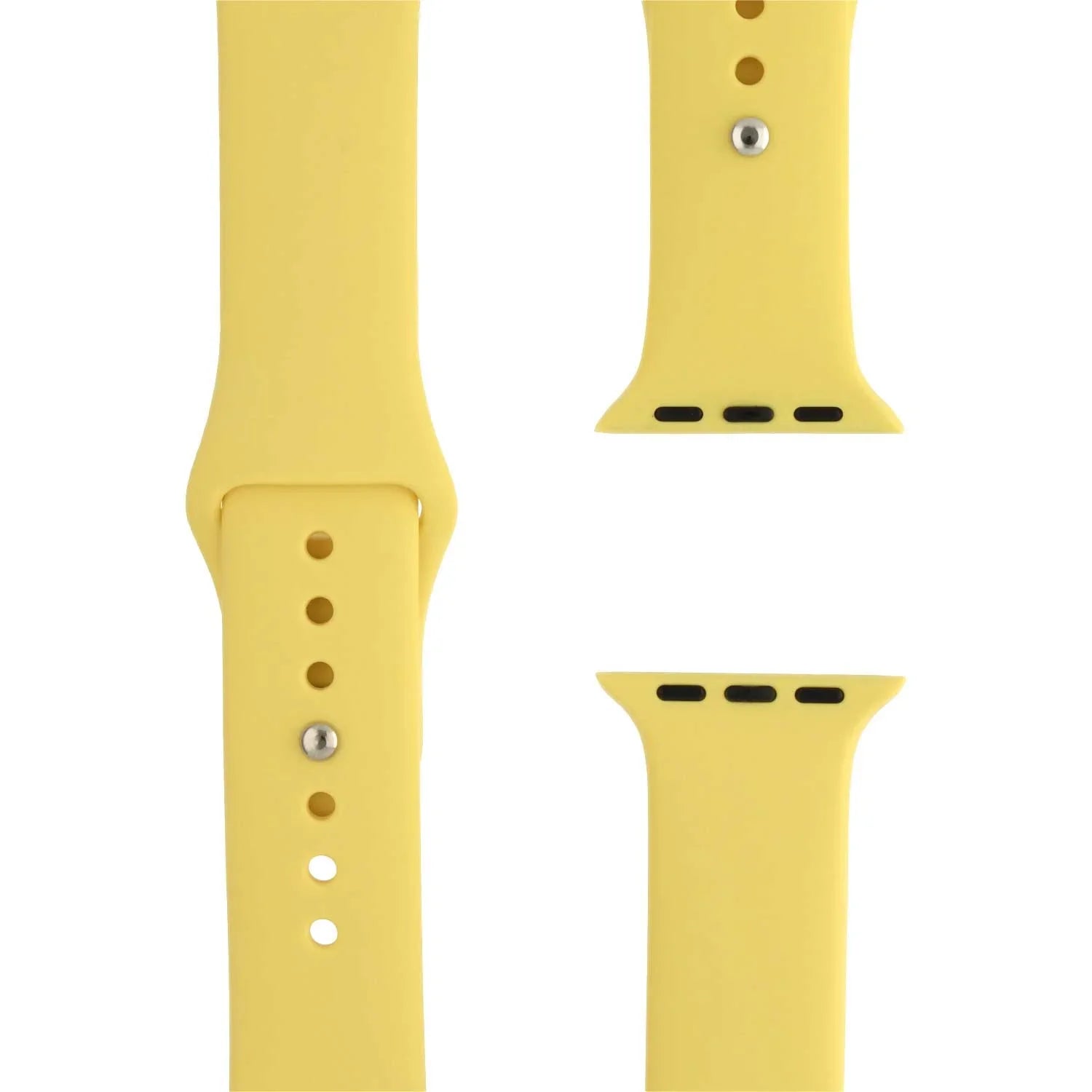 Bracelet Apple Watch Ovaro - silicone - jaune