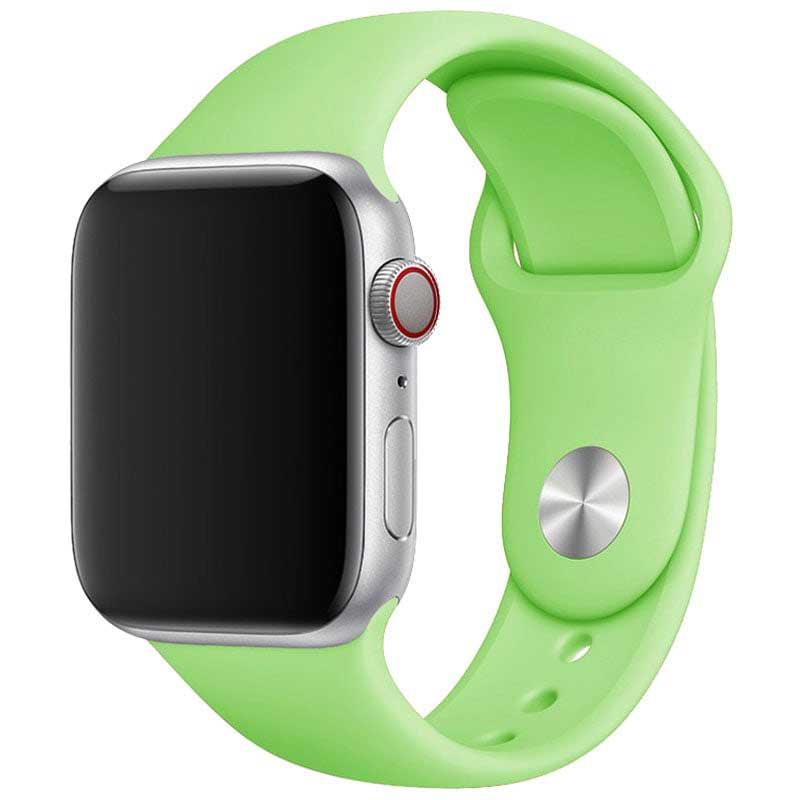 Bracelet Apple Watch - silicone - vert