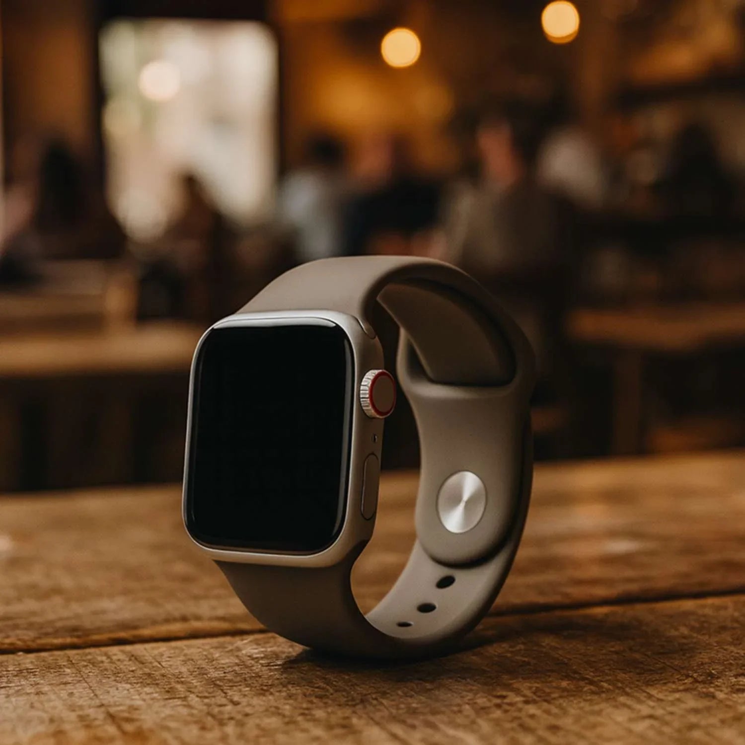 Bracelet Apple Watch Savro - silicone - argile