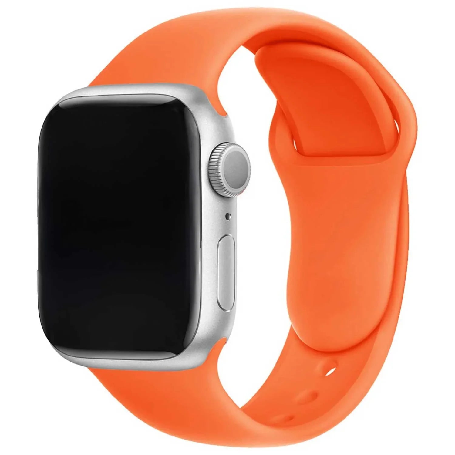Bracelet Apple Watch Teyra - silicone - orange