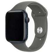 Bracelet Apple Watch Savro - silicone - gris roche