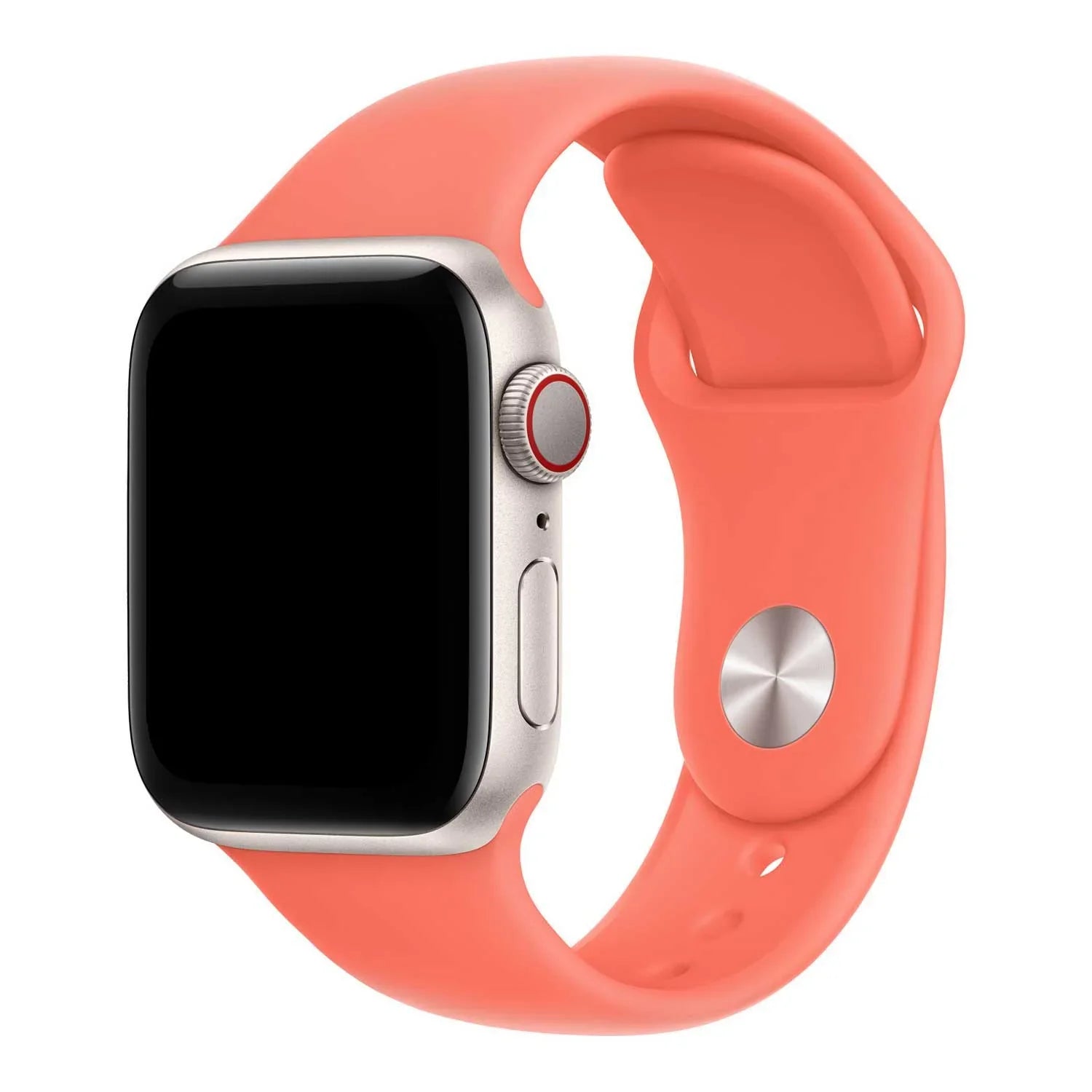 Bracelet Apple Watch Ovaro - silicone - mandarine