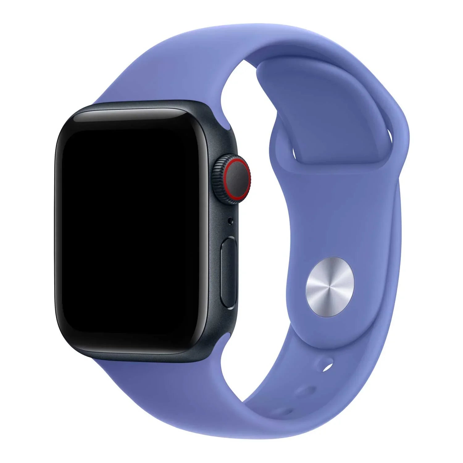 Bracelet Apple Watch Ovaro - silicone - bleu-violet