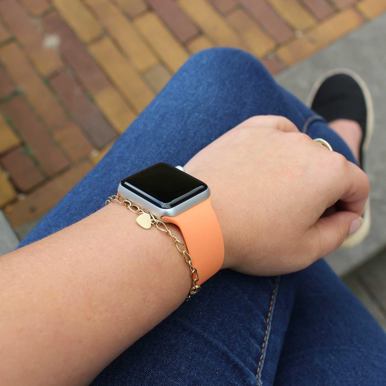 Bracelet Apple Watch - silicone - solo loop - souci