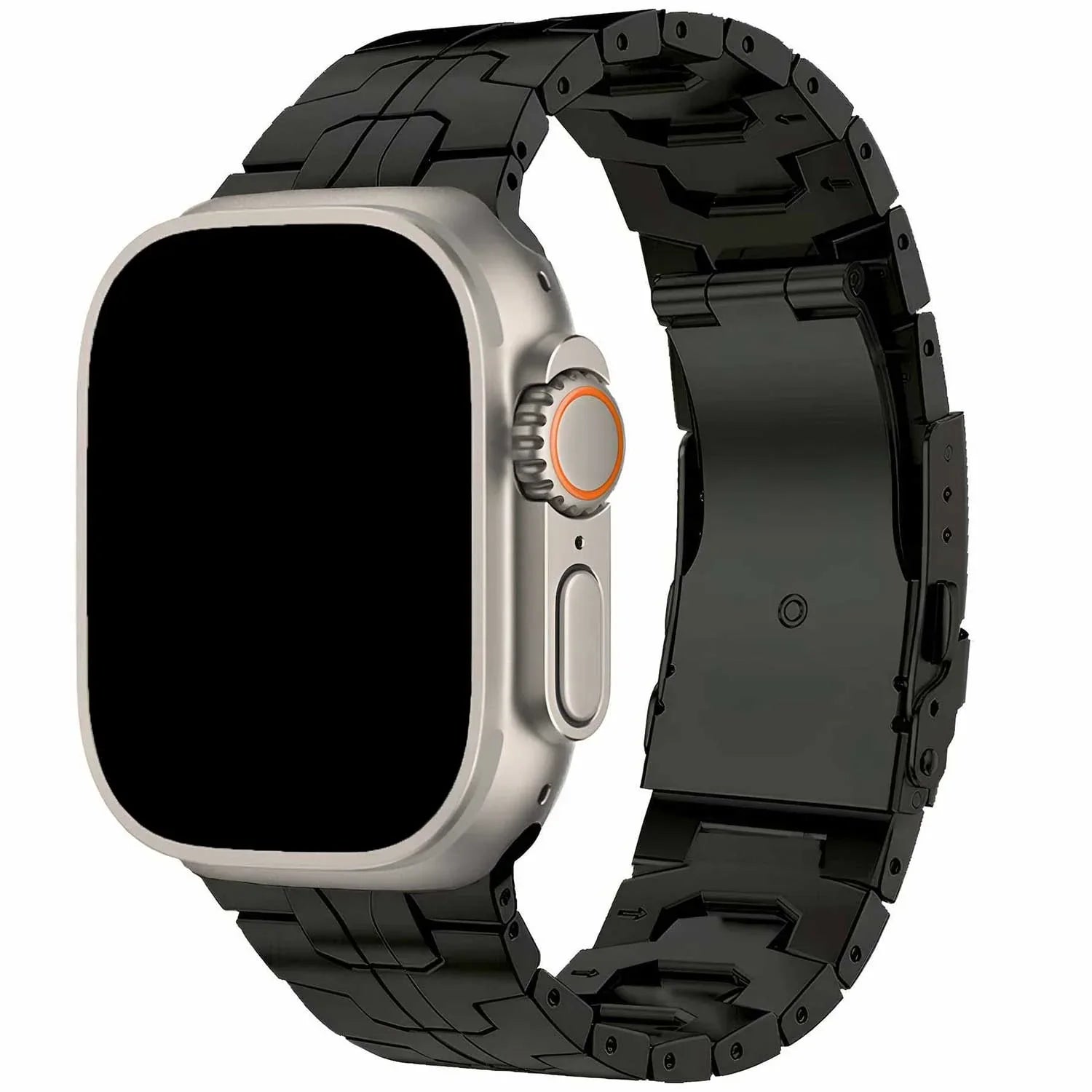 Bracelet Ted Apple Watch - acier - noir