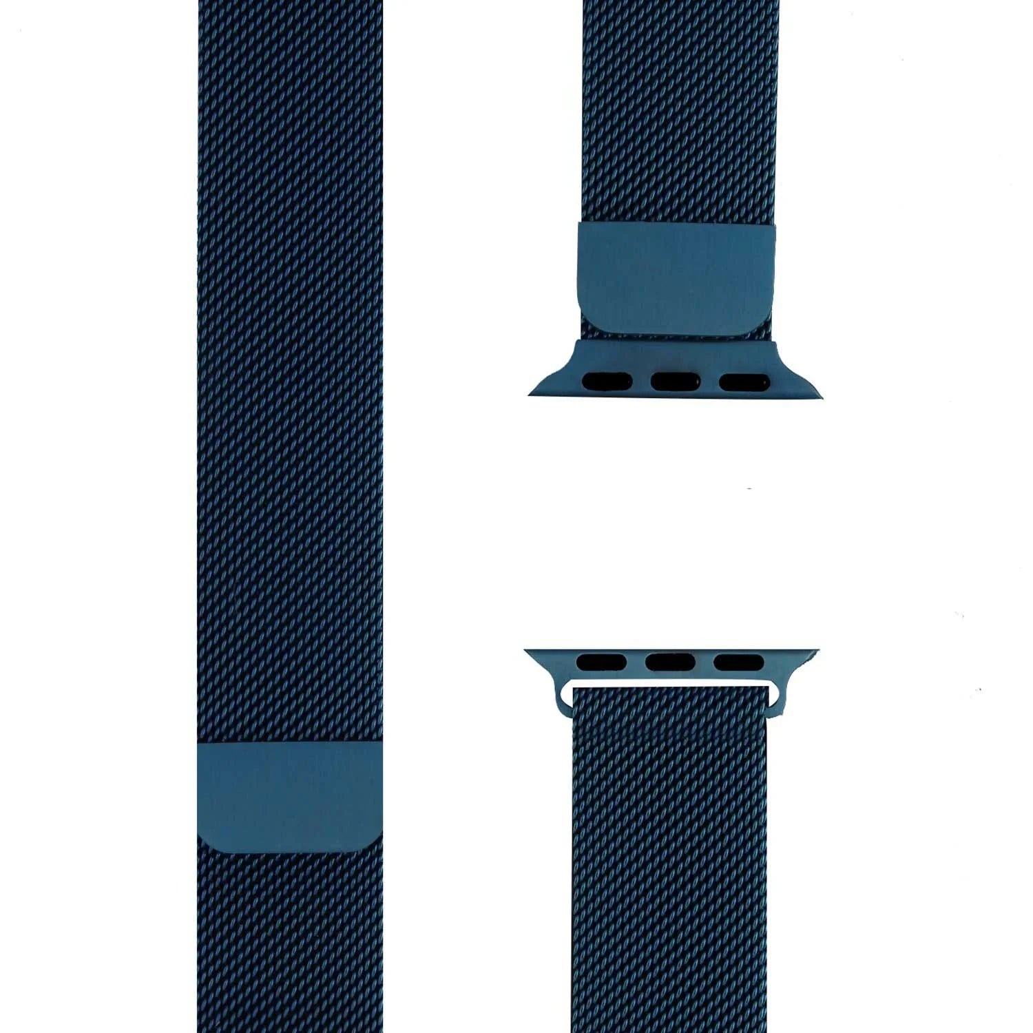 Bracelet Apple Watch Fiore - milanais - bleu