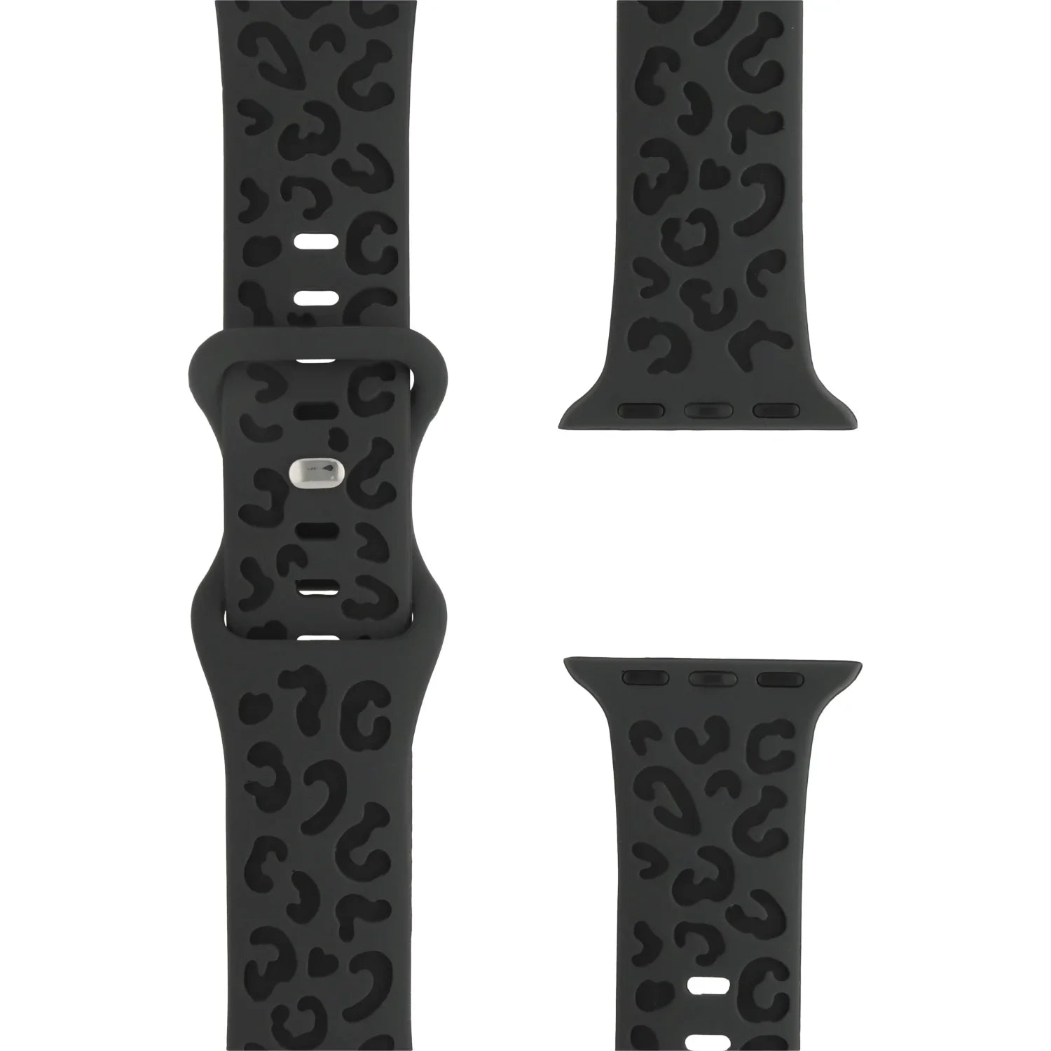 Apple Watch Bracelet Wild - silicone - noir anthracite