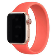 Bracelet Apple Watch - silicone - solo loop - orange