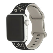 Apple Watch Wild bracelet - silicone - noir lumière stellaire