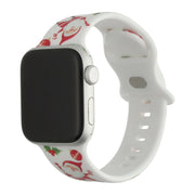 Bracelet imprimé pour Apple Watch - silicone - Noël - Édition limitée 2024