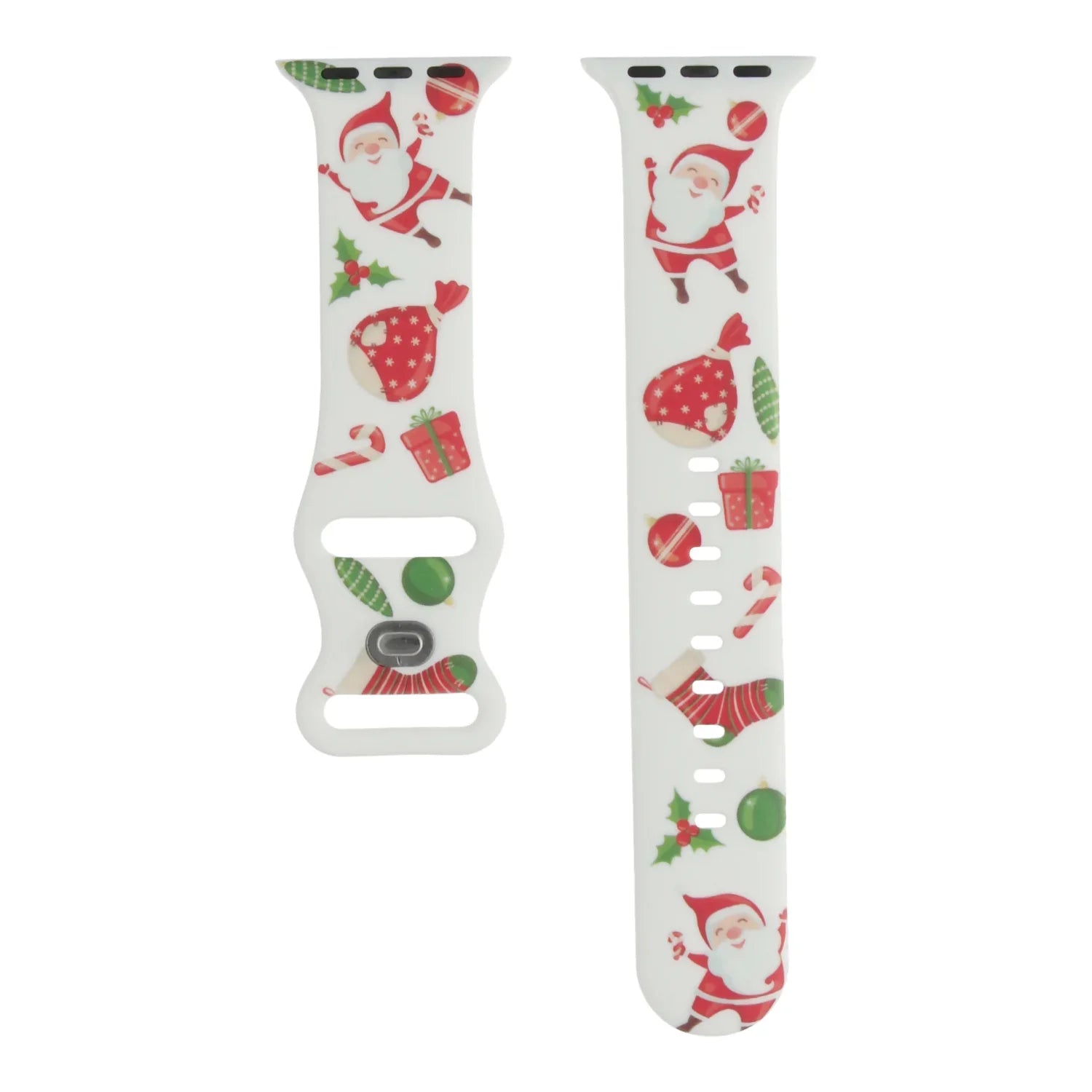 Bracelet imprimé pour Apple Watch - silicone - Noël - Édition limitée 2024