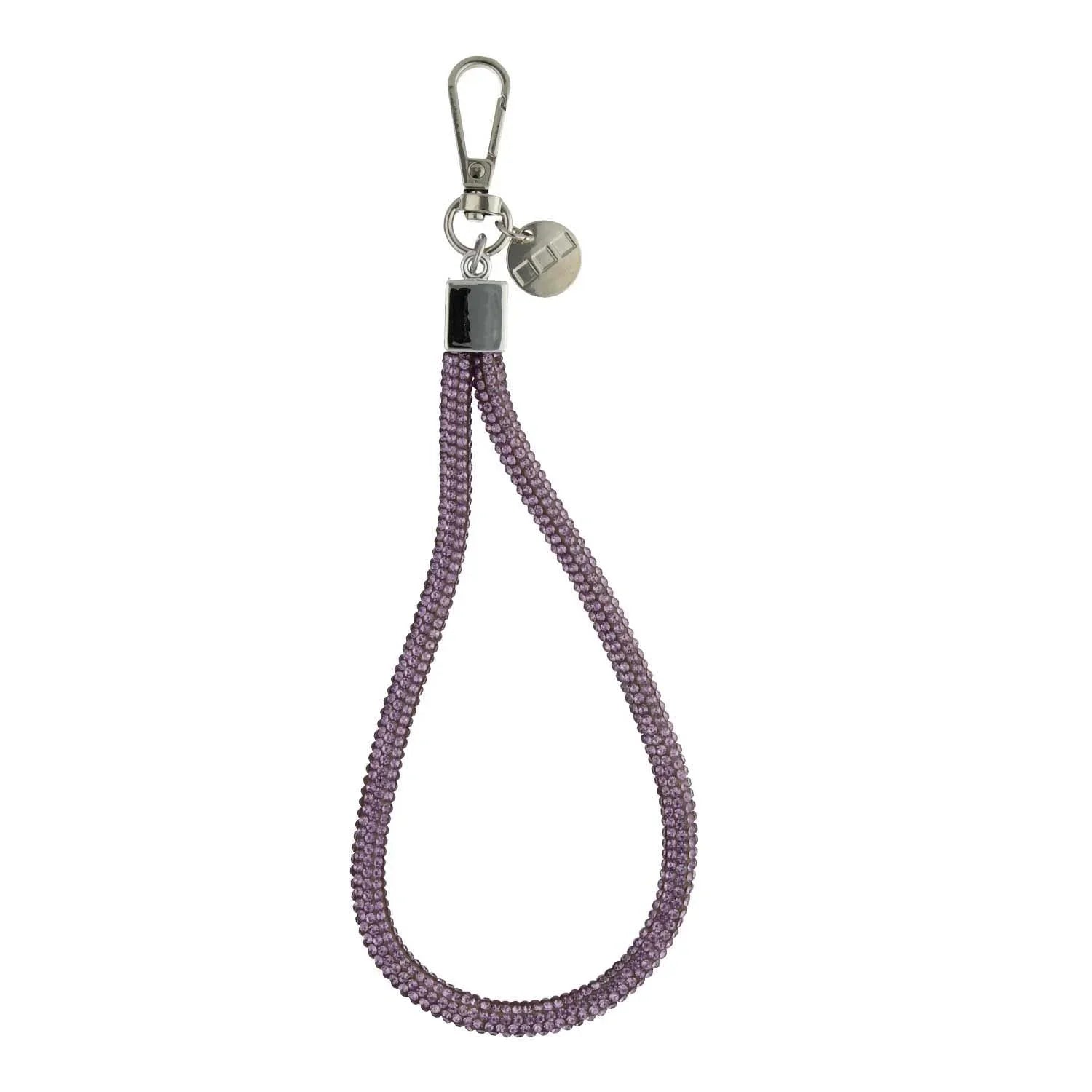 Cordon de téléphone Diamond - violet - argent