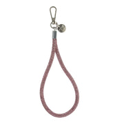 Cordon de téléphone Diamond - rose - argenté
