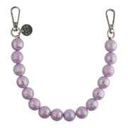 Cordon de téléphone disco - violet - argent