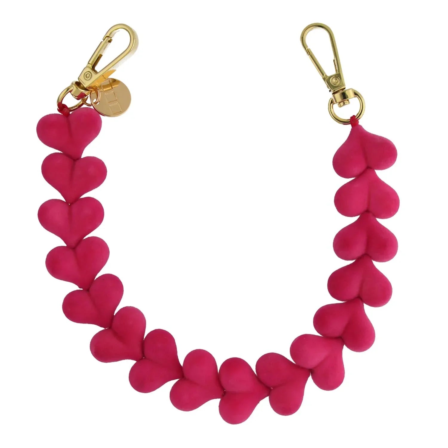 Cordon de téléphone Fluwee - rose - doré