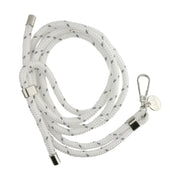 Cordon de téléphone Longa - blanc - argent