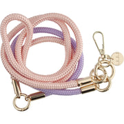 Cordon de téléphone Flexicord - rose violet - or