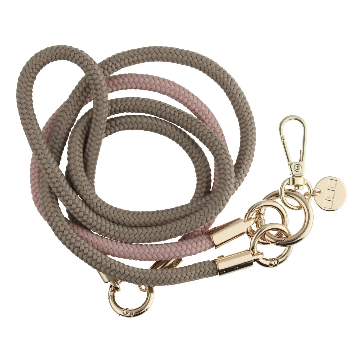 Cordon de téléphone Flexicord - beige rosé - doré