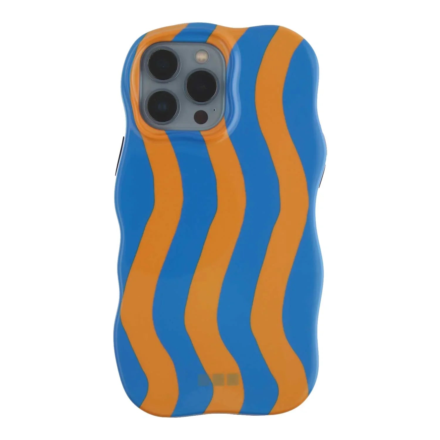 Coque iPhone Candy - bleu orange