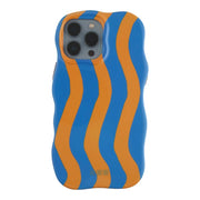 Coque iPhone Candy - bleu orange