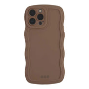 Coque iPhone Curve - marron
