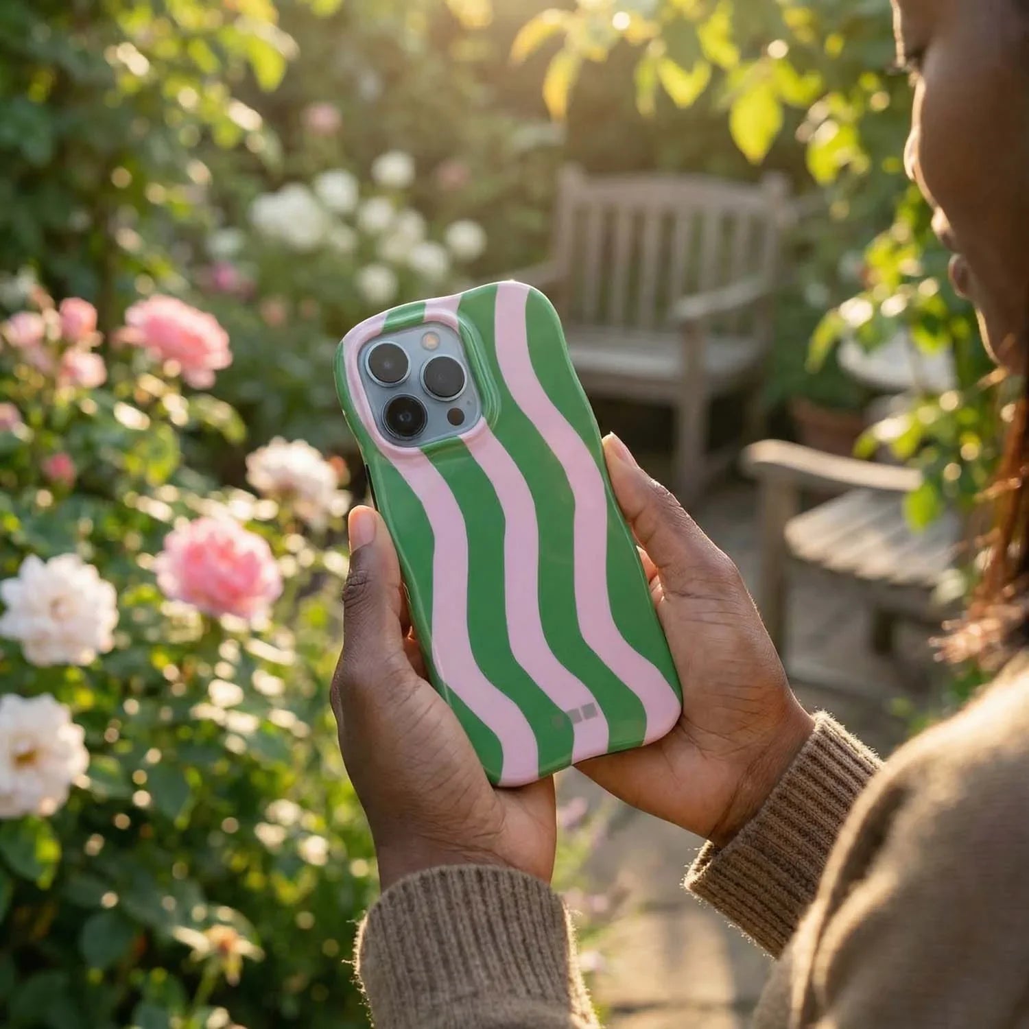 Coque iPhone Candy - vert lilas