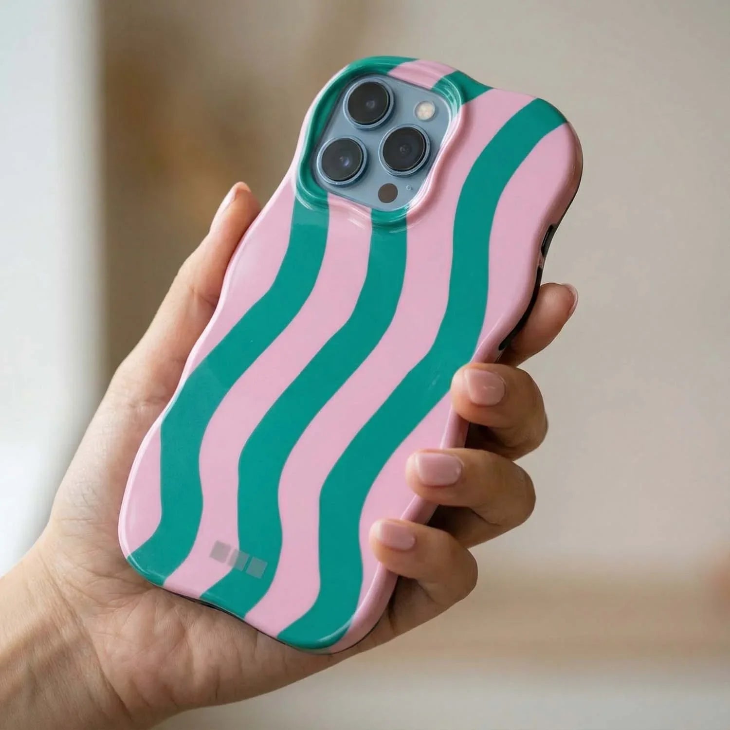 Coque iPhone Candy - vert rose
