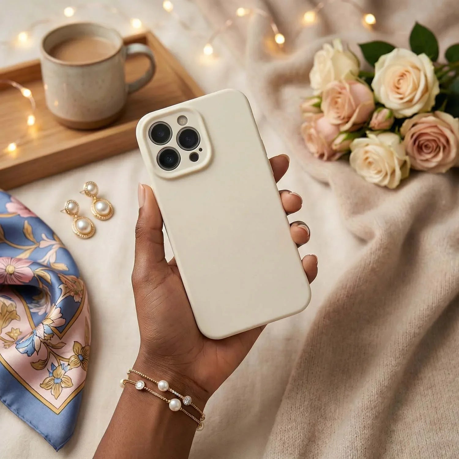 Coque iPhone Coloree - lumière stellaire