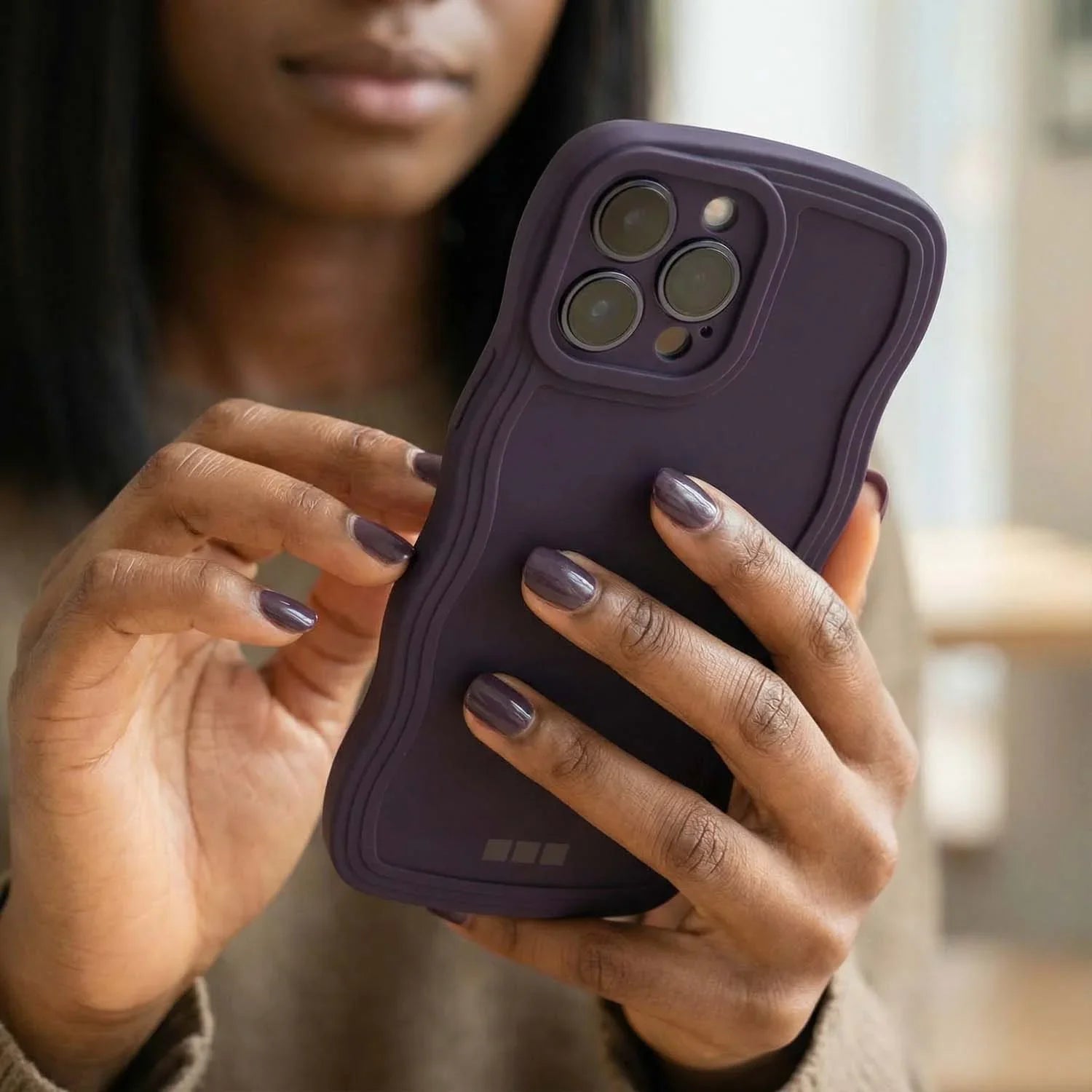 Coque iPhone Curve - violet