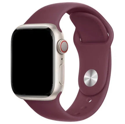Bracelet Apple Watch Ovaro - silicone - mûre