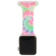 Bracelet d'infirmière Apple Watch - silicone - vert rose bleu